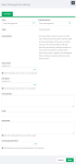 Screenshot: New Training From Library screen fields