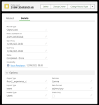 Screenshot: Data load details page