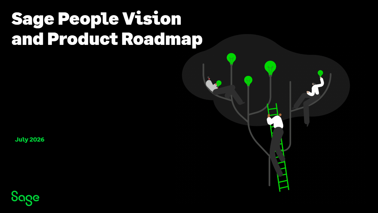 Sage People FY26 product roadmap, slide 1 of 11:  overview. 