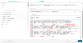 Screenshot: Modifying the SOQL query to use OR filtering