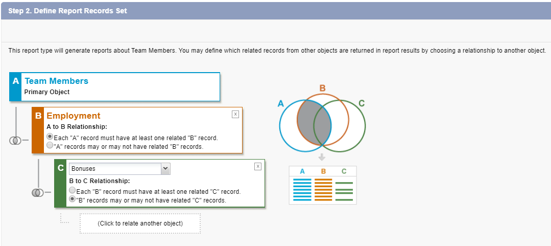 Create a custom report type