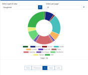 Screenshot: donut chart 